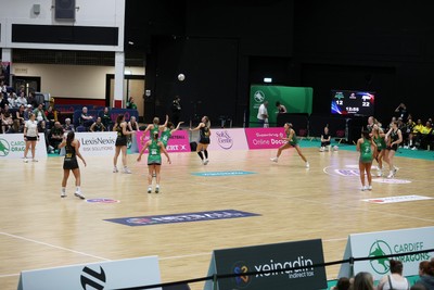 050425 - Cardiff Dragons v Manchester Thunder - Netball Super League - General View of the Utlilita Arena