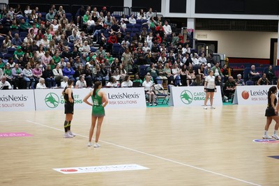 050425 - Cardiff Dragons v Manchester Thunder - Netball Super League - General View of the Utlilita Arena