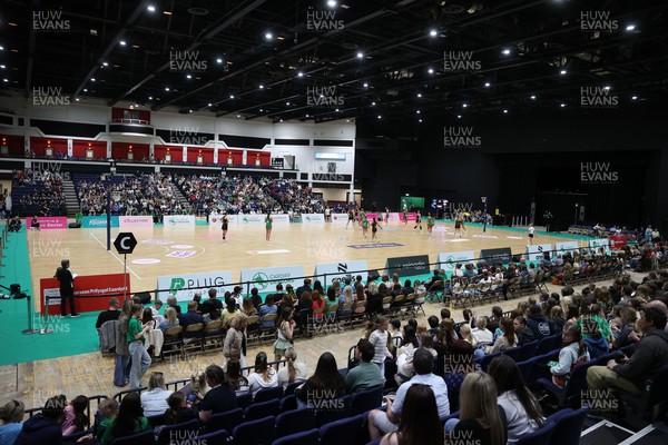 050425 - Cardiff Dragons v Manchester Thunder - Netball Super League - General View of the Utlilita Arena