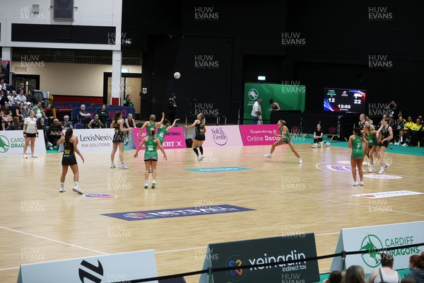 050425 - Cardiff Dragons v Manchester Thunder - Netball Super League - General View of the Utlilita Arena