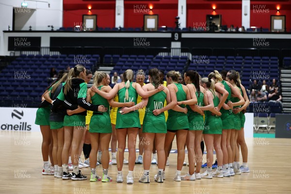 050425 - Cardiff Dragons U23s v Manchester Thunder - NextGen - Team huddle