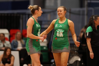 160525 - Cardiff Dragons v Nottingham Forest - Netball Super League - Alex Johnson of Cardiff Dragons
