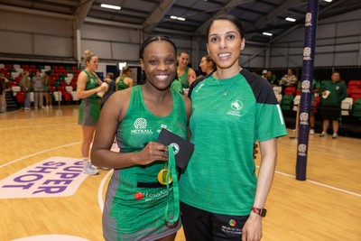 160525 - Cardiff Dragons v Nottingham Forest - Netball Super League - Khanyisa Chawane of Cardiff Dragons 