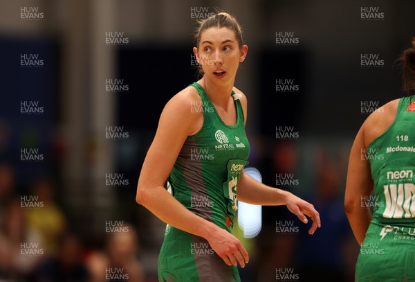 160525 - Cardiff Dragons v Nottingham Forest - Netball Super League - Jacqui Newton of Cardiff Dragons