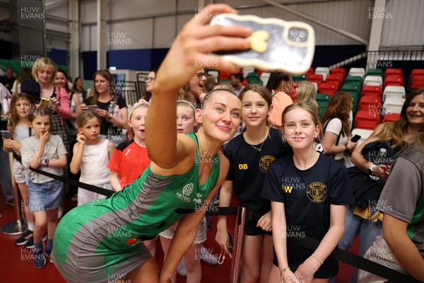 160525 - Cardiff Dragons v Nottingham Forest - Netball Super League - Phillipa Yarranton of Cardiff Dragons