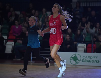 260424 - Cardiff Dragons v Strathclyde Sirens - Vitality Netball Super League - 