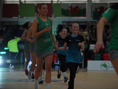 260424 - Cardiff Dragons v Strathclyde Sirens - Vitality Netball Super League - 