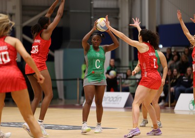 260424 - Cardiff Dragons v Strathclyde Sirens - Vitality Netball Super League - 