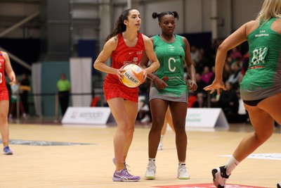 260424 - Cardiff Dragons v Strathclyde Sirens - Vitality Netball Super League - 