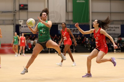 260424 - Cardiff Dragons v Strathclyde Sirens - Vitality Netball Super League - 