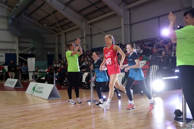 260424 - Cardiff Dragons v Strathclyde Sirens - Vitality Netball Super League - 