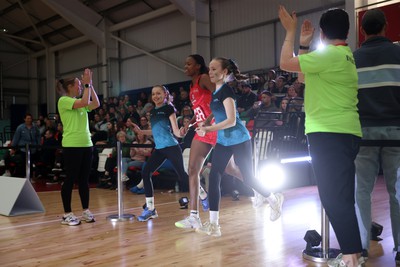 260424 - Cardiff Dragons v Strathclyde Sirens - Vitality Netball Super League - 