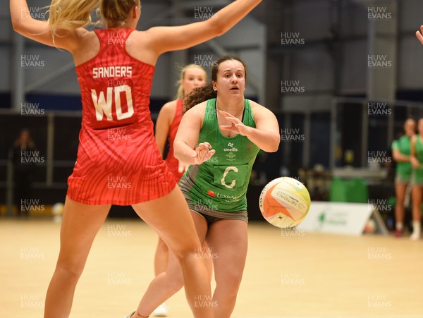 260424 - Cardiff Dragons v Strathclyde Sirens - Vitality Netball Super League - Beth Ecuyer-Dale of Cardiff Dragons