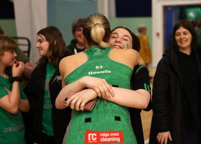 190424 - Cardiff Dragons v Surrey Storms - Vitality Netball Super League - Fans