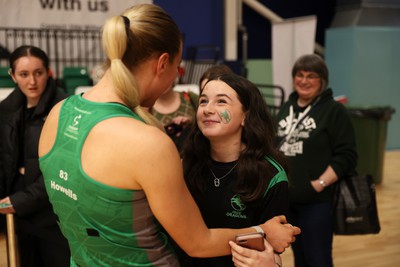 190424 - Cardiff Dragons v Surrey Storms - Vitality Netball Super League - Fans