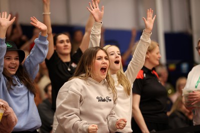 190424 - Cardiff Dragons v Surrey Storms - Vitality Netball Super League - Fans