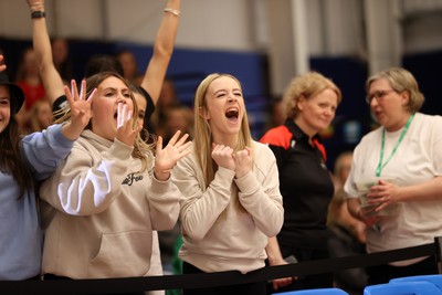 190424 - Cardiff Dragons v Surrey Storms - Vitality Netball Super League - Fans