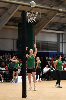 220225 - Cardiff Dragons v Birmingham Panthers - Netball Super League - Chelsea Beard of Cardiff Dragons