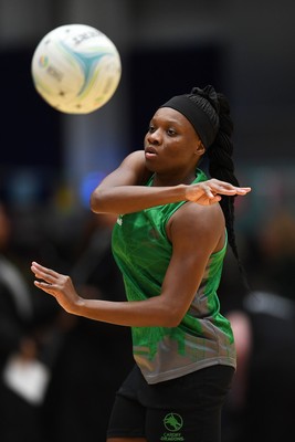 220225 - Cardiff Dragons v Birmingham Panthers - Netball Super League - Khanyisa ‘KC’ Chawane Khanyisa of Cardiff Dragons