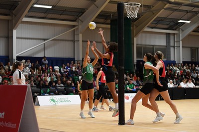 220225 - Cardiff Dragons v Birmingham Panthers - Netball Super League - Phillipa Yarranton of Cardiff Dragons