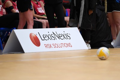 220225 - Cardiff Dragons v Birmingham Panthers - Netball Super League - play is suspended whilst the pitch is relayed due to an issue