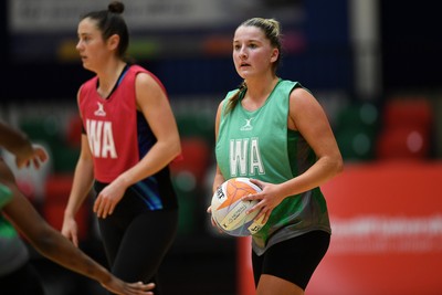 220225 - Cardiff Dragons v Birmingham Panthers - Netball Super League - Bethan Dyke of Cardiff Dragons