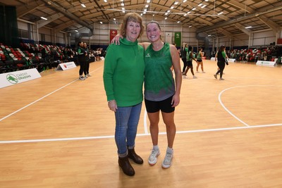 220225 - Cardiff Dragons v Birmingham Panthers - Netball Super League - Player of the match Bethan Dyke of Cardiff Dragons