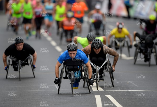 011023 - Principality Building Society Cardiff Half Marathon 2023 - Wheelchair race
