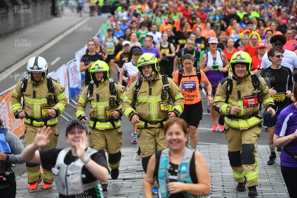 011023 - Principality Building Society Cardiff Half Marathon 2023 - Firefighters