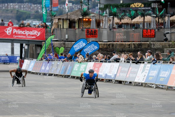 011023 - Principality Building Society Cardiff Half Marathon 2023 - Cardiff Bay - Wheelchair race