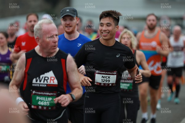 011023 - Principality Building Society Cardiff Half Marathon 2023 -  at the Cardiff Barrage