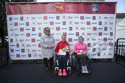 061019 - Run4Wales - Cardiff University Cardiff Half Marathon 2019 - Wheelchair Women's Winners - 