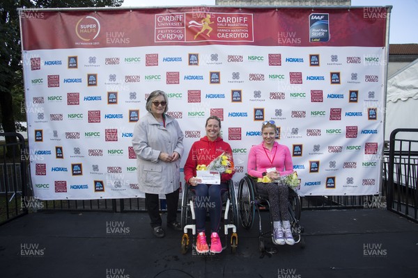 061019 - Run4Wales - Cardiff University Cardiff Half Marathon 2019 - Wheelchair Women's Winners - 
