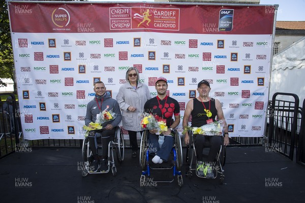 061019 - Run4Wales - Cardiff University Cardiff Half Marathon 2019 - Wheelchair Men's Winners - 