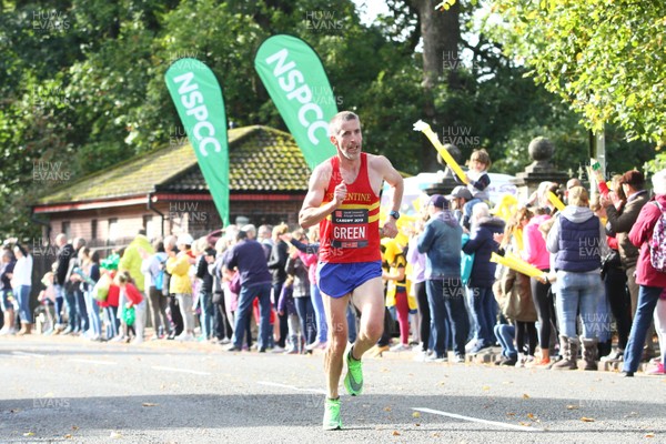 061019 - Cardiff University Cardiff Half Marathon - NSPCC branding at Roath Park Lake