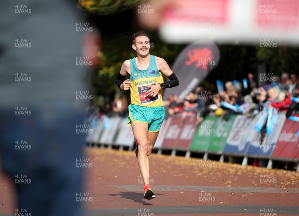 071018 - Cardiff University Cardiff Half Marathon - Winner Jack Rayner of Australia