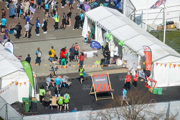 270322 - Cardiff University Cardiff Half Marathon - Runners village