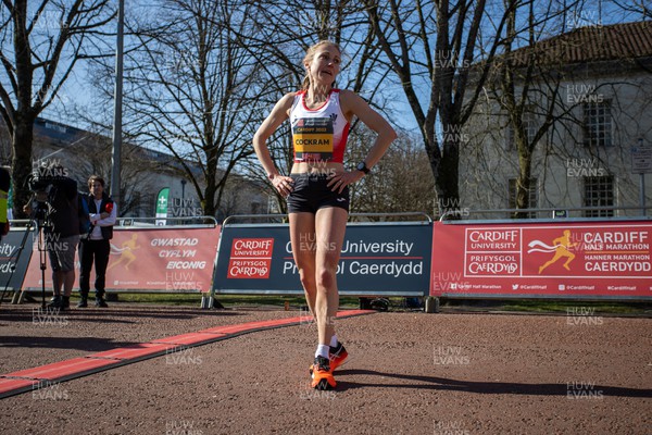 270322 - Cardiff University Cardiff Half Marathon - Winner of the women's race in 1:10:47 Natasha Cockram
