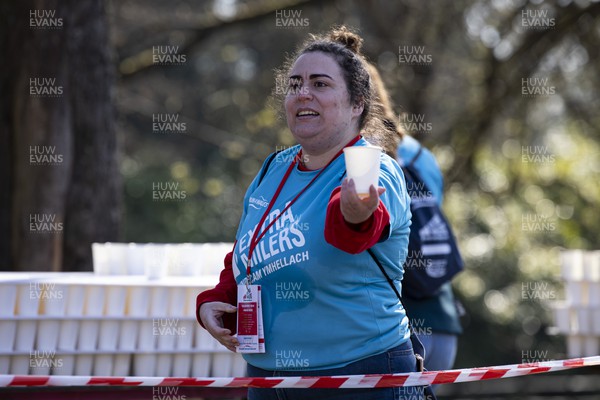 270322 - Cardiff University Cardiff Half Marathon - Volunteers at Roath Park