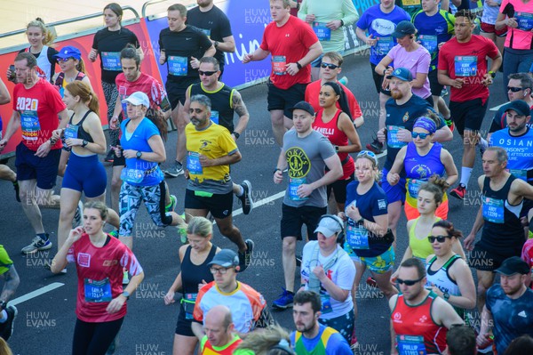 270322 - Cardiff University Cardiff Half Marathon - Runners set off from the start at Cardiff Castle
