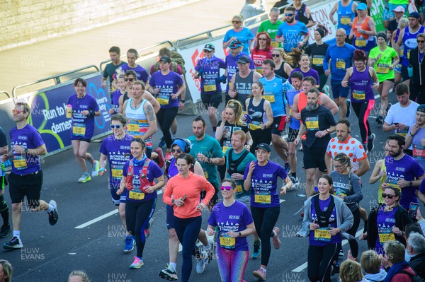 270322 - Cardiff University Cardiff Half Marathon - Runners set off from the start at Cardiff Castle