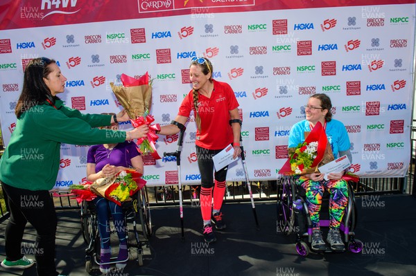 270322 - Cardiff University Cardiff Half Marathon - Winner  the women's wheelchair race Mel Nicholls