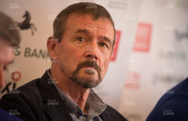 300915 - Cardiff Half Marathon 2015 Press Conference, City Hall, Cardiff - Former marathon world record holder and current British record holder Steve Jones at the press conference ahead of the Cardiff Half Marathon on the 4th of October