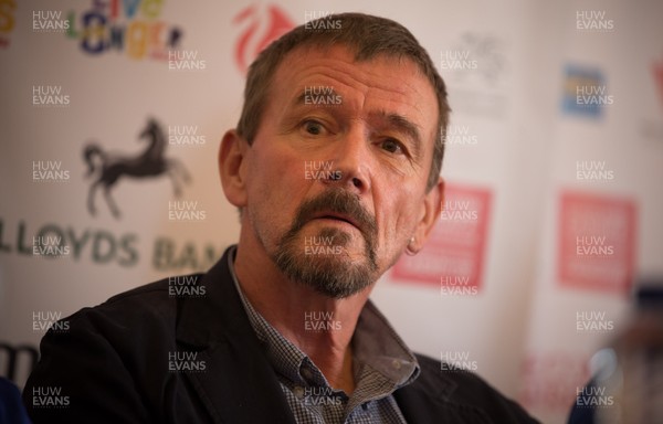 300915 - Cardiff Half Marathon 2015 Press Conference, City Hall, Cardiff - Former marathon world record holder and current British record holder Steve Jones at the press conference ahead of the Cardiff Half Marathon on the 4th of October