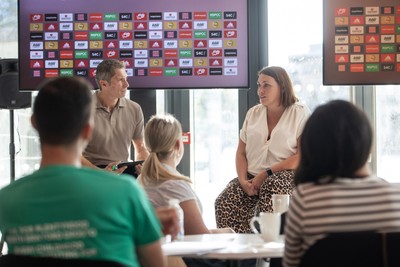 300926 - Run4Wales - Press Conference ahead of the Cardiff Half Marathon which takes place this Sunday 4th October - MS Heledd Fychan who will run the half this weekend
