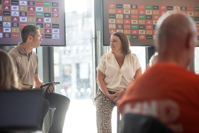 300926 - Run4Wales - Press Conference ahead of the Cardiff Half Marathon which takes place this Sunday 4th October - MS Heledd Fychan who will run the half this weekend