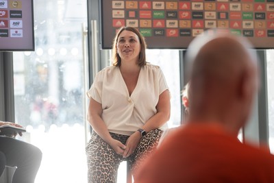 300926 - Run4Wales - Press Conference ahead of the Cardiff Half Marathon which takes place this Sunday 4th October - MS Heledd Fychan who will run the half this weekend