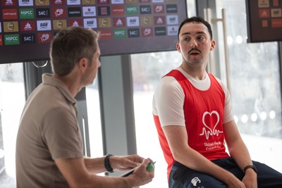 300926 - Run4Wales - Press Conference ahead of the Cardiff Half Marathon which takes place this Sunday 4th October - Louis Price