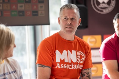 300926 - Run4Wales - Press Conference ahead of the Cardiff Half Marathon which takes place this Sunday 4th October - Lee Prescott