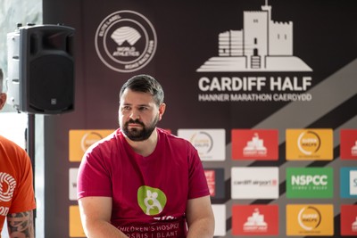 300926 - Run4Wales - Press Conference ahead of the Cardiff Half Marathon which takes place this Sunday 4th October - Sam Jordan